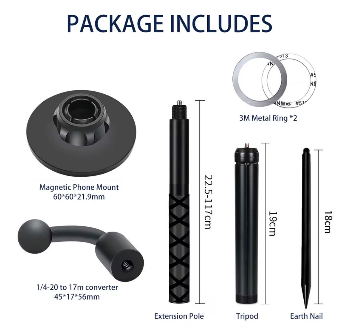 Tripod With Stake for Golf