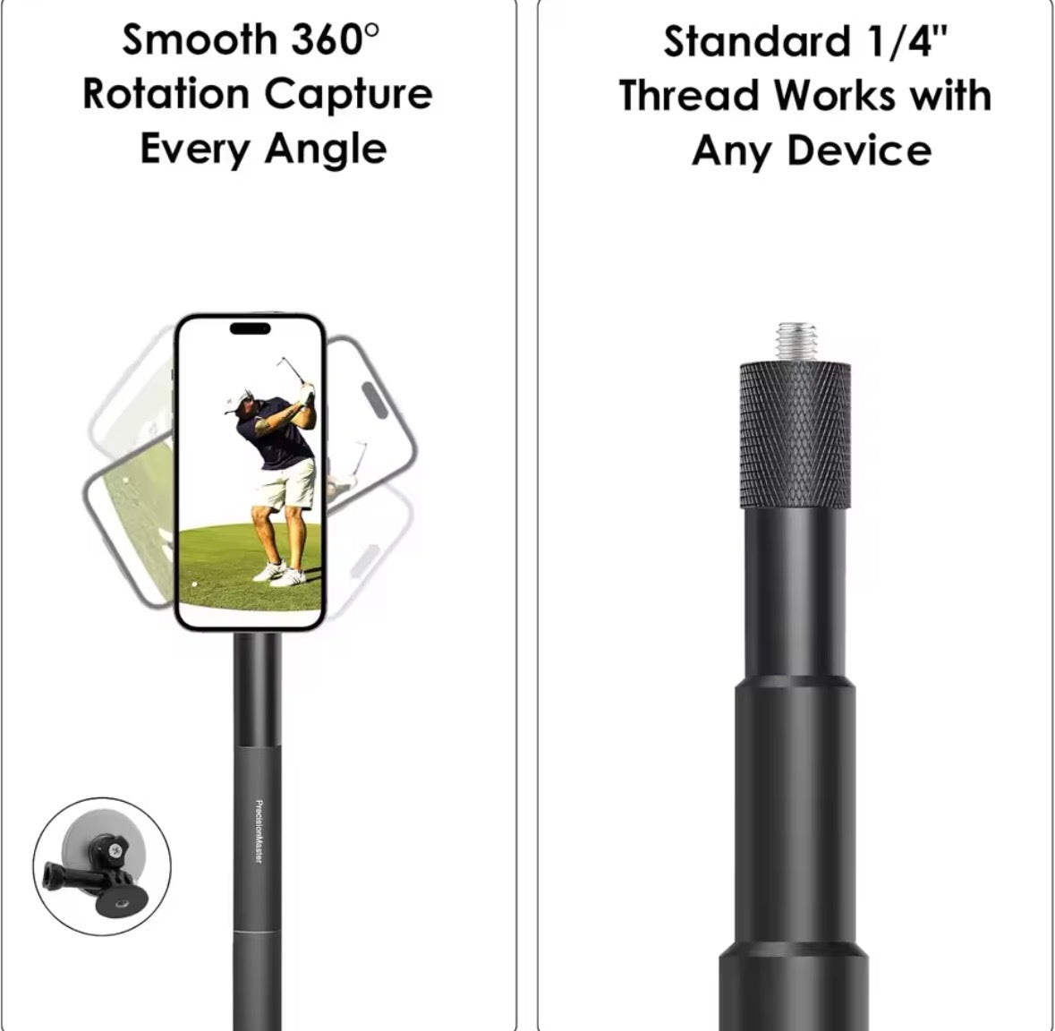 Tripod With Stake for Golf