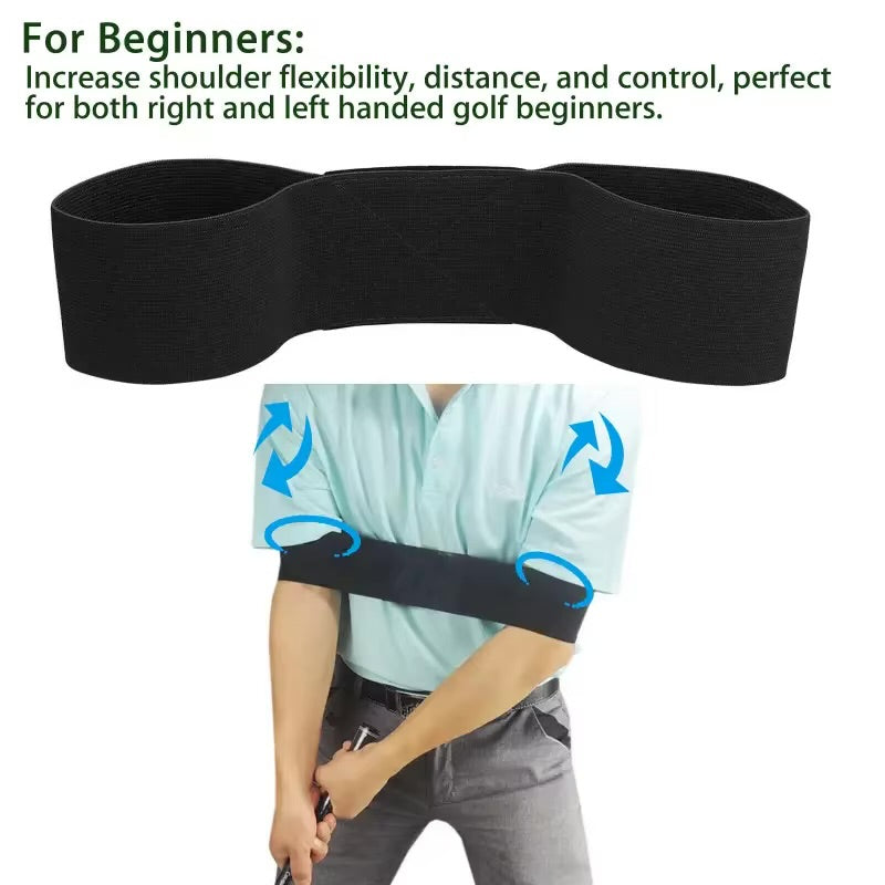 Golf swing arm band