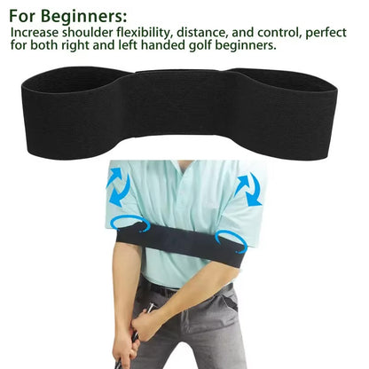 Golf swing arm band