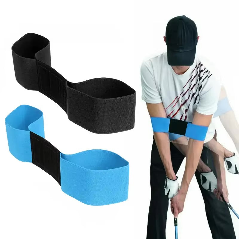 Golf swing arm band