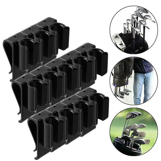 Golf Bag Clips for Organising and Keeping Clubs in Place