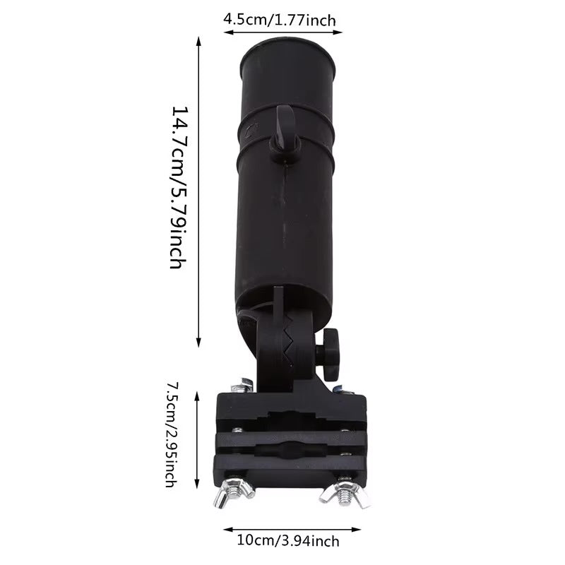Universal golf cart umbrella holder