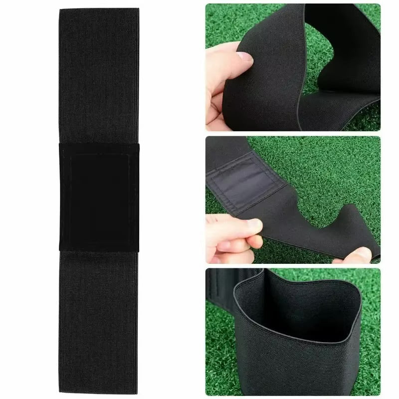Golf swing arm band