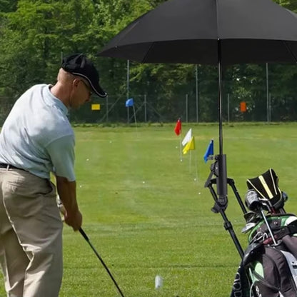 Universal golf cart umbrella holder