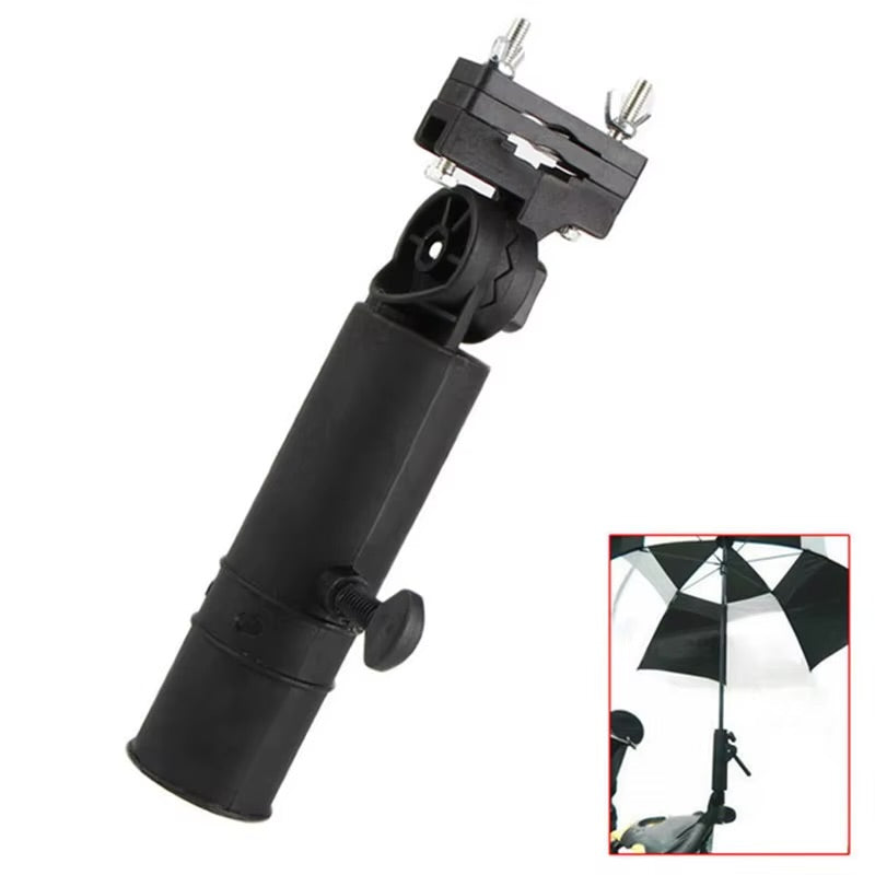 Universal golf cart umbrella holder