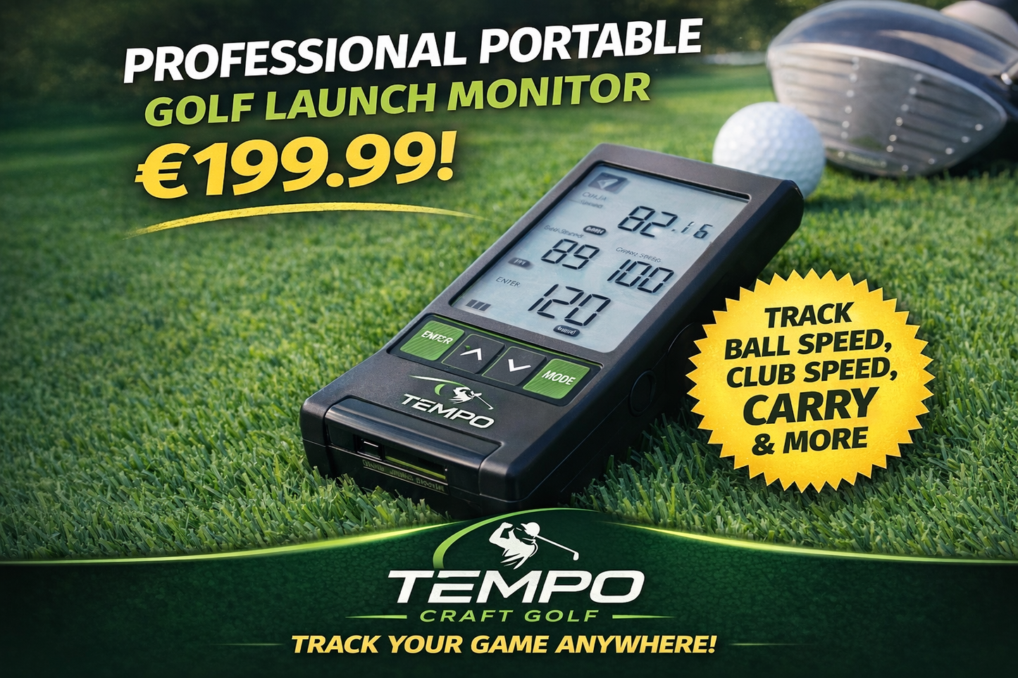 Portable Golf Launch Monitor