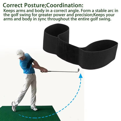 Golf swing arm band